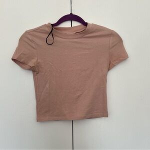 H&M pink crop top